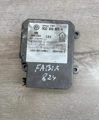 Skoda Fabia Mk1 (6Y) Airbag control unit/module 6Q0909605H 5WK42950 18000309F