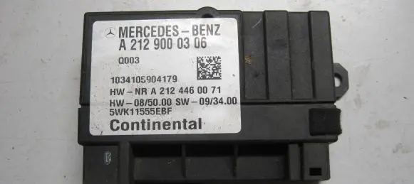 Mercedes-Benz CLS C218 X218 Fuel injection pump control unit/module A2129000306