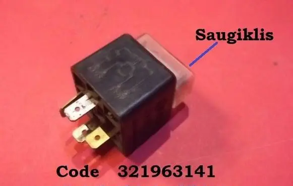 Volkswagen Golf I Light relay 321963141