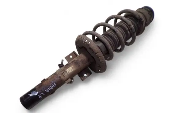 Skoda Fabia Mk2 (5J) Front shock absorber with coil spring 6Q0413031BL