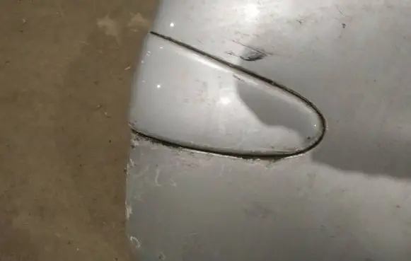 Toyota Aygo AB10 Rear bumper trim bar molding 