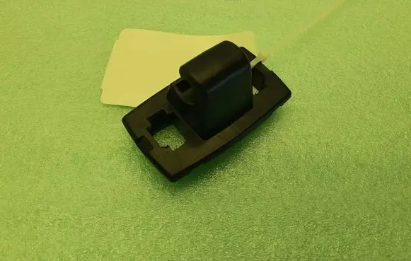 Sun visor clip/hook/bracket