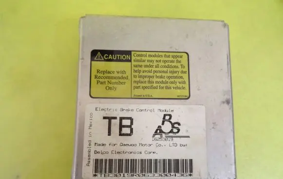 Daewoo Lanos ABS control unit/module 16253019
