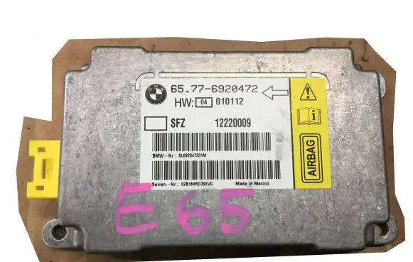 BMW 7 E65 E66 Airbag control unit/module 6920472