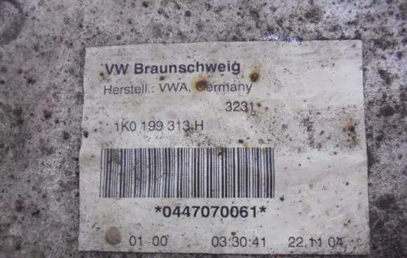 Volkswagen Caddy Front subframe 1K0199313H