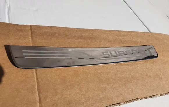 Rear sill trim cover