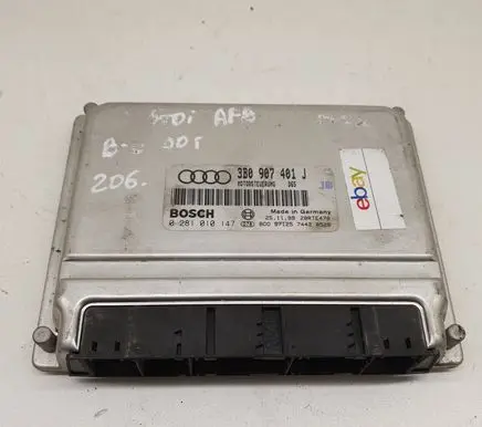 Audi A6 S6 C6 4F Engine control unit/module ECU 3B0907401J 0281010147