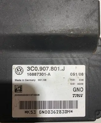 Volkswagen PASSAT B6 Hand brake control module 3C0907801J 16887301A GN00362830MX