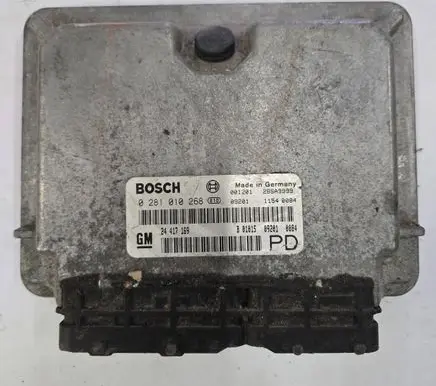 Opel Zafira A Engine control unit/module 0281010268 24417169 28SA9999