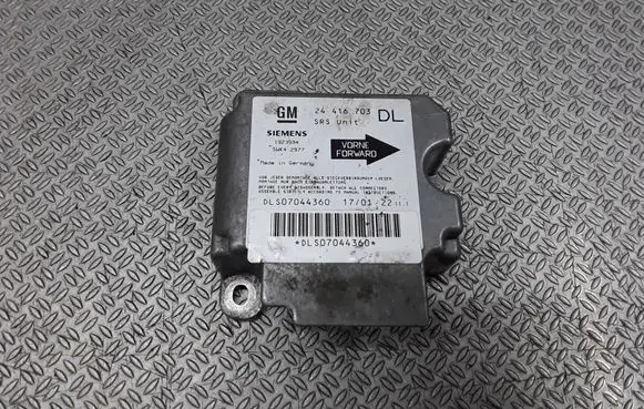 Opel Astra G Airbag control unit/module 24416703 5WK42977