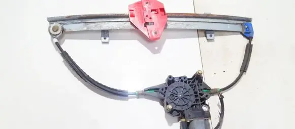 Sliding door window regulator with motor