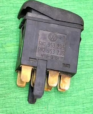 Volkswagen Golf II Hazard light switch 6N1953235 6N2953235