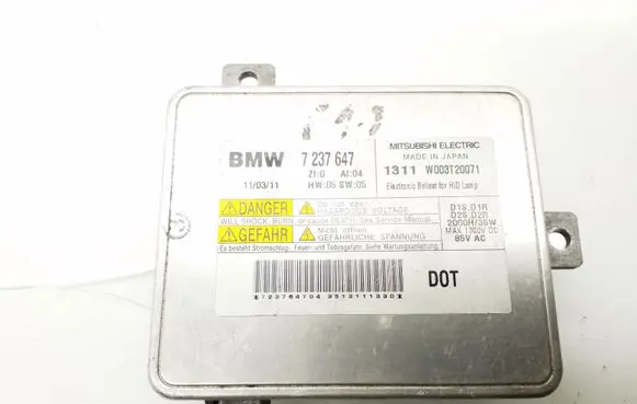 BMW 5 F10 F11 Headlight ballast module Xenon 7237647