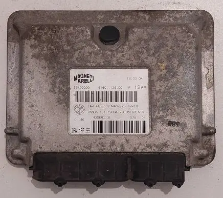 Fiat Panda II Engine control unit/module 55190099 6160112500 43GERTT3E