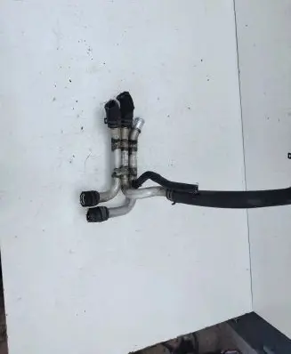 Porsche Cayenne (92A) Engine coolant pipe/hose 7P5121065K 7P5121070G