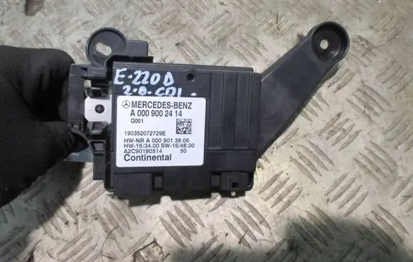 Mercedes-Benz E W213 Fuel injection pump control unit/module A0009002414 190352072729E A0009013806
