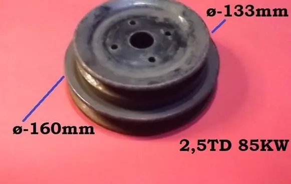 Mitsubishi Pajero Water pump pulley MD120EF27