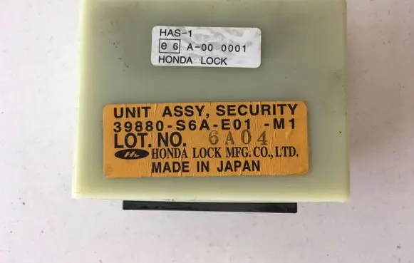 Honda FR-V Alarm control unit/module 39880S6AE01M1 6A04