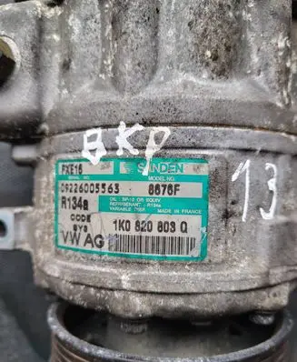 Volkswagen PASSAT B6 Air conditioning (A/C) compressor (pump) 1K0820803Q 8676F 09226005563