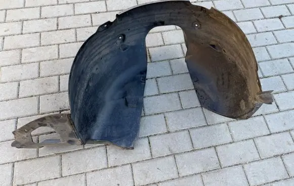 Peugeot 208 I Front wheel arch liner splash guards 9673768880