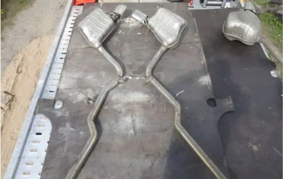Mercedes-Benz E C207 W207 Muffler/silencer 