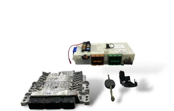 Ford Mondeo MK IV Engine ECU kit and lock set 7G9112A650EG 5WS40590GT 7G9T14A073DC