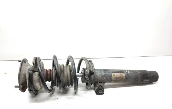 Front shock absorber with coil spring