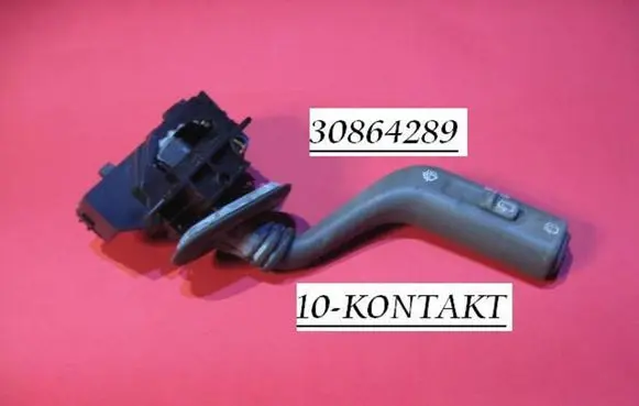 Volvo S40, V40 Wiper control stalk 30864289