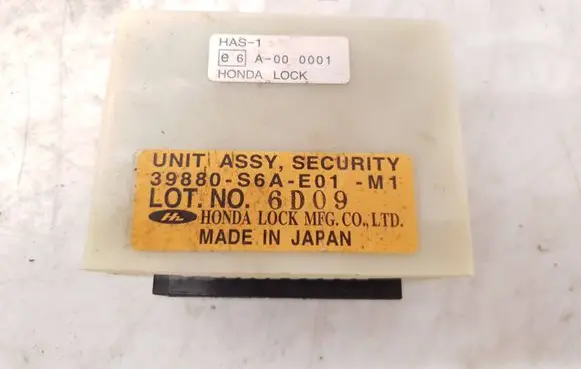 Honda FR-V Alarm control unit/module 39880S6AE01M1