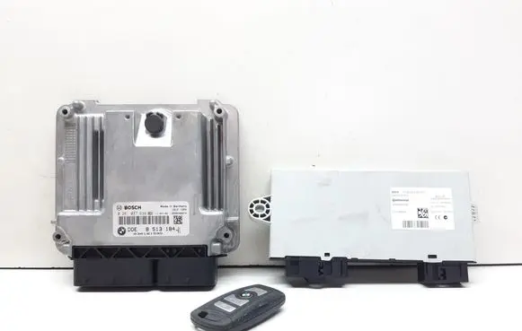 BMW X3 F25 Engine ECU kit and lock set 8513184 0281017639 9247481