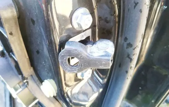 Mazda 6 Rear door check strap stopper