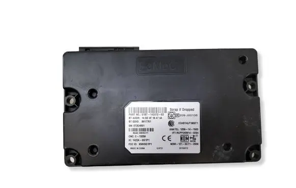 Ford Fiesta Bluetooth control unit module D1BT14D212ED 209J00106 B017701