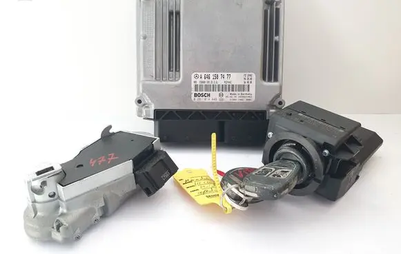 Mercedes-Benz Vito Viano W639 Engine ECU kit and lock set A6461507477 0281014446 6395450608