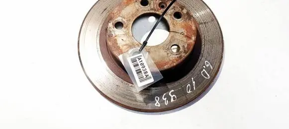 Opel Zafira B Rear brake disc neventiliuojamas
