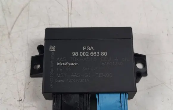 Peugeot 3008 I Parking PDC control unit/module 9800266380
