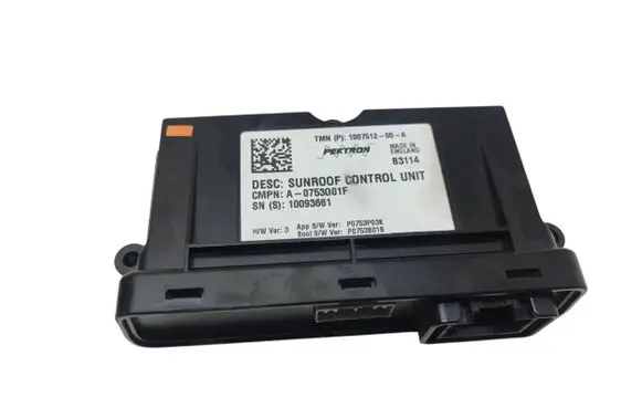 Tesla Model S Sunroof control unit/module 100751200A P0753P03K P0753B01B
