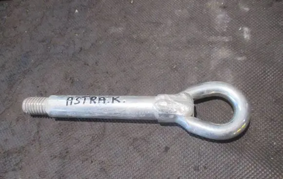 Opel Astra K Towing hook eye 