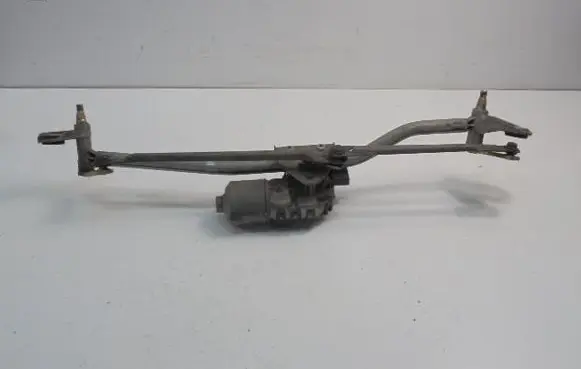 Front wiper linkage and motor
