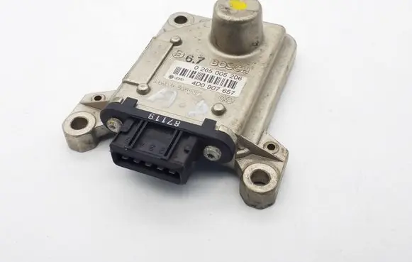 Audi A8 S8 D2 4D ESP acceleration yaw rate sensor 4D0907657 0265005206