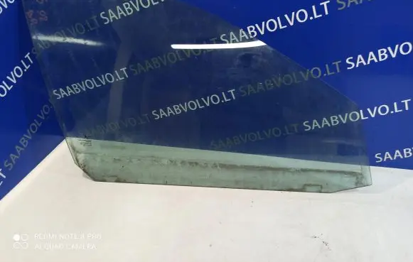 Saab 9-3 Ver1 Front door window glass four-door 12804486