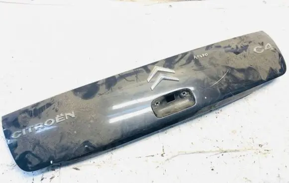 Citroen C4 I Trunk door license plate light bar 9647911777