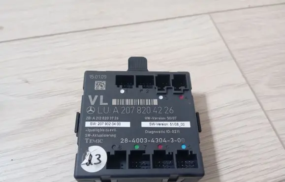 Mercedes-Benz E C207 W207 Door control unit/module A2078204226 A2128203726