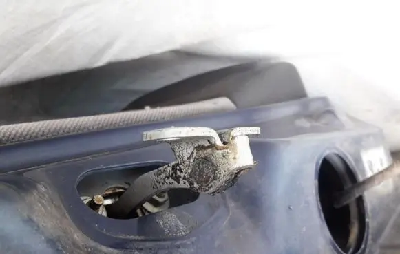 Peugeot 406 Front door check strap stopper 