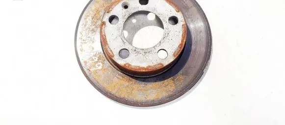 Volkswagen Polo IV 9N3 Rear brake disc neventiliuojamas