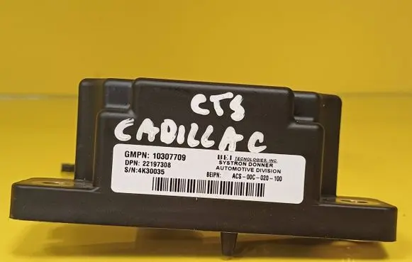Cadillac CTS ESP acceleration yaw rate sensor 10307709