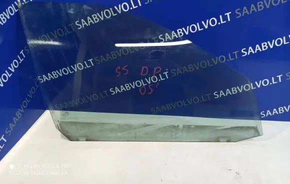 Saab 9-3 Ver1 Front door window glass four-door 12804486