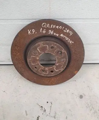Nissan Qashqai Front brake disc