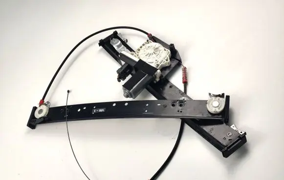 Mitsubishi Colt Front door window regulator with motor 98031402AF0