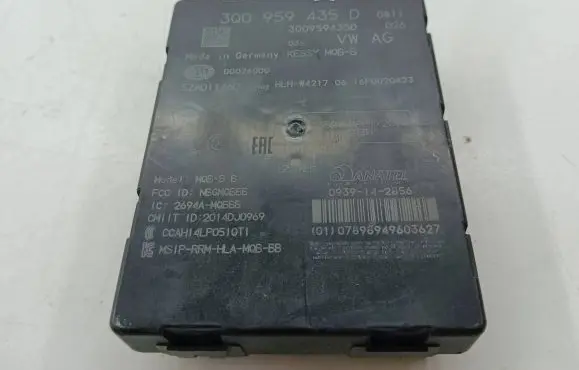 Volkswagen PASSAT B8 Keyless (KESSY) go control unit/module 3Q0959435D