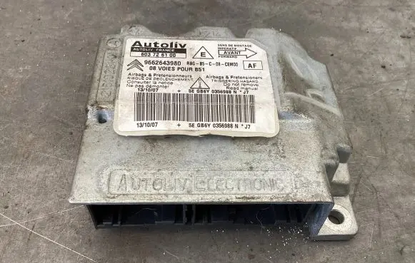 Citroen C4 I Airbag control unit/module 9662643980 603726100